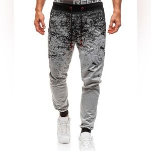 Men’s Paint Splash Drawstring Waist Sweatpants *NEW*